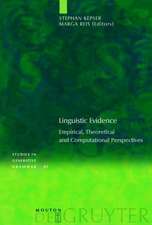 Linguistic Evidence: Empirical, Theoretical and Computational Perspectives