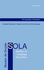 The Acquisition of Intensifiers: Emphatic Reflexives in English and German Child Language