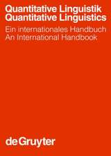 Quantitative Linguistik / Quantitative Linguistics: Ein internationales Handbuch / An International Handbook