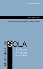 At the same Time...: The Expression of Simultaneity in Learner Varieties