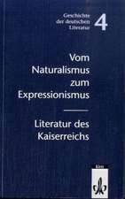 Vom Naturalismus zum Expressionismus: Literatur des Kaiserreichs