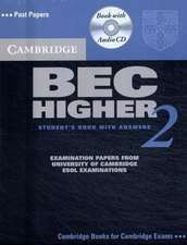 Cambridge BEC Higher 2. Students Book with answers, with CD