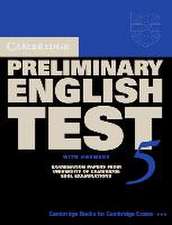 Cambridge Preliminary English Test 5