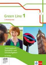 Green Line 1. 2. Fremdsprache. Trainingsbuch Standard- und Schulaufgaben, Heft mit Lösungen und MediensammlungKlasse 6