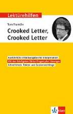 Lektürehilfen Tom Franklin "Crooked Letter, Crooked Letter"