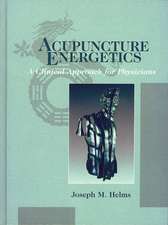 Acupuncture Energetics – A Clinical Approach for Physicians