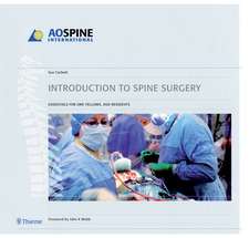 Introduction to Spine Surgery