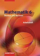 Denken und Rechnen 6. Arbeitsheft. Nordrhein-Westfalen. Niedersachsen