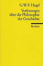 Vorlesungen über die Philosophie der Geschichte