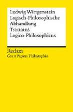 Logisch-Philosophische Abhandlung. Tractatus Logico-Philosophicus. [Great Papers Philosopie]