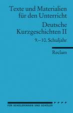 Deutsche Kurzgeschichten 2. 9. - 10. Schuljahr