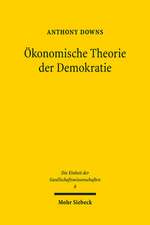 Okonomische Theorie Der Demokratie