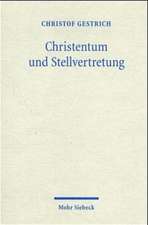 Christentum Und Stellvertretung