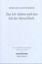 Das Ich Adams Und Das Ich Der Menschheit