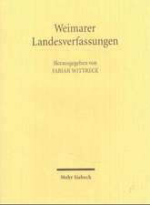 Weimarer Landesverfassungen