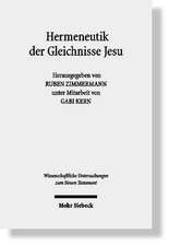 Hermeneutik der Gleichnisse Jesu