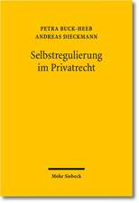 Selbstregulierung Im Privatrecht: Zugleich Ein Beitrag Zur Gewahrung Rechtlichen Gehors in Schiedsverfahren