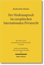 Der Direktanspruch im europäischen Internationalen Privatrecht