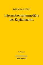 Informationsintermediäre des Kapitalmarkts