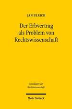 Der Erbvertrag ALS Problem Von Rechtswissenschaft