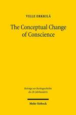 The Conceptual Change of Conscience