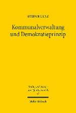 Kommunalverwaltung und Demokratieprinzip