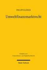 Umweltfinanzmarktrecht