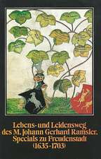 Lebens- und Leidensweg des M. Johann Gerhard Ramsler, Specials zu Freudenstadt