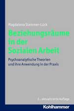 Beziehungsraume in Der Sozialen Arbeit: Psychoanalytische Theorien Und Ihre Anwendung in Der Praxis