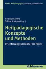 Heilpadagogische Konzepte Und Methoden: Orientierungswissen Fur Die Praxis