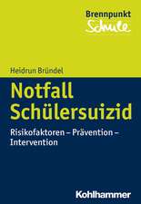 Notfall Schulersuizid