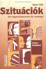 Szituaciok. Lehrerhandbuch