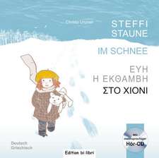 Steffi Staune im Schnee. Deutsch-Griechisch