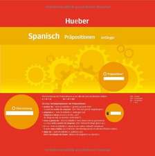 Wheel. Präpositionen Spanisch. Sprachdrehscheibe