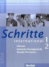 Schritte international 1+2. Glossar Deutsch-Portugiesisch