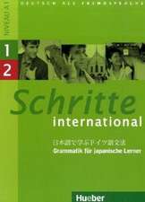 Schritte international 1+2. Grammatik für japanische Lerner