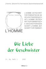 L' Homme 1/2002. Die Liebe der Geschwister