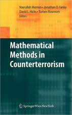 Mathematical Methods in Counterterrorism