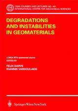 Degradations and Instabilities in Geomaterials