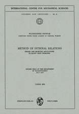 Method of Integral Relations: Theory and Selected Applications to Blunt-Body Problems. Course held at the Department of Fluiddynamics, July 1970