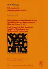 Felsmechanische Grundlagenforschung Standsicherheit von Böschungen und Hohlraumbauten in Fels / Basic Research in Rock Mechanics Stability of Rock Slopes and Underground Excavations