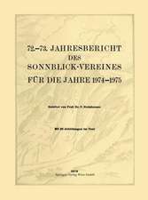 72.–73. Jahresbericht des Sonnblick-Vereines für die Jahre 1974–1975