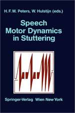 Speech Motor Dynamics in Stuttering