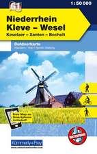 KuF Deutschland Outdoorkarte 61 Niederrhein, Wesel 1 : 50 000