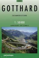 Swisstopo 1 : 50 000 Gotthard