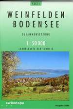 Swisstopo 1 : 50 000 Weinfelden - Bodensee