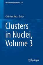 Clusters in Nuclei, Volume 3