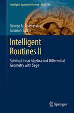 Intelligent Routines II: Solving Linear Algebra and Differential Geometry with Sage