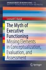 The Myth of Executive Functioning: Missing Elements in Conceptualization, Evaluation, and Assessment