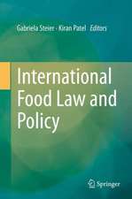 International Food Law and Policy